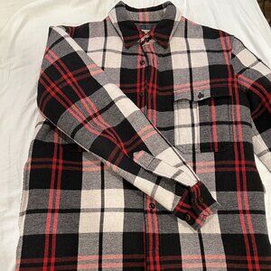 Burberry flannel wool over shirt size S 100% authentic
